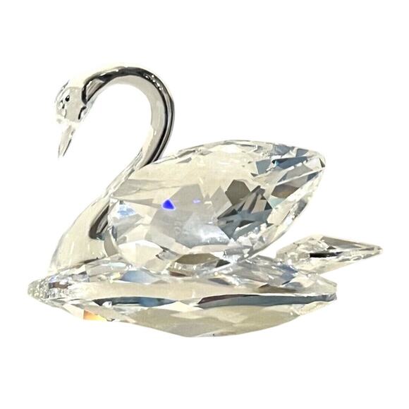 Swarovski Crystal Decor SCS Austrian SWAN BIRD 2-1/2” FIGURINE 763 NR 050 In BOX - Picture 2 of 10